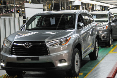 トヨタ北米生産、2.5％増の203万台…初の200万台超え　2015年 画像