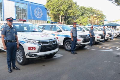三菱自動車、パジェロスポーツ40台をフィリピン国家警察に納入 画像