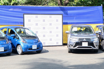 日本政府、三菱 アウトランダーPHEV と i-MiEV 各4台をフィリピンに寄贈 画像