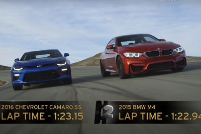 【MotorTrend】BMW M4 vs シボレー カマロSS、3万5000ドルの差は一体どこに？…Head 2 Head 画像