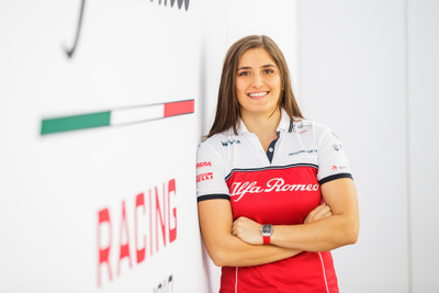 【F1】女性選手タチアナ・カルデロンが語る栄達の条件…「できると信じて努力」 アルファロメオのテストドライバー 画像