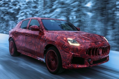 マセラティの新型SUV『グレカーレ』、プロトタイプがウインターテスト…今春発表へ 画像