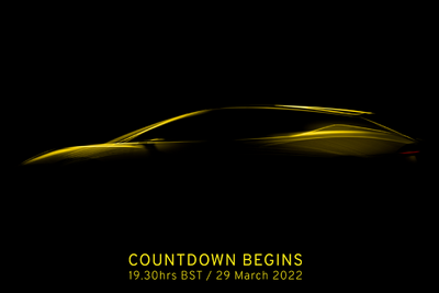 ロータス初の電動SUV、ティザー　3月29日に実車を発表予定 画像