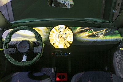 車内で「ピカチュウ」と遊べる！次世代 MINI をゲームショーで提案 画像