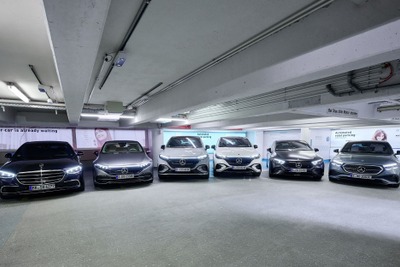 メルセデスベンツの空港での自動駐車、7車種に拡大…『Eクラス』新型も対応 画像