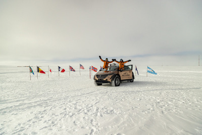 EVで北極から南極まで、日産『アリア』が走破---世界初のチャレンジに成功！ 画像