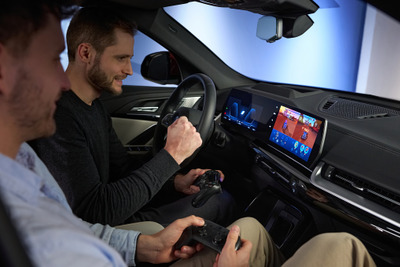 BMWの「OS9」搭載車、車内で新しいゲーム体験が可能に…CES 2024 画像