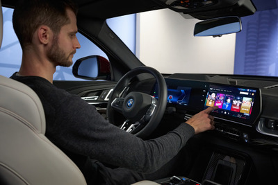 BMW「OS8.5」と「OS9」搭載車、車載ディスプレイで映像コンテンツが視聴可能に…CES 2024 画像