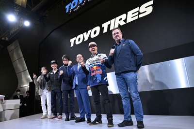 9割がサステナ素材のコンセプトタイヤが登場！ニュル耐久シリーズへ全戦参戦、2024年も本気のトーヨータイヤ…東京オートサロン2024 画像