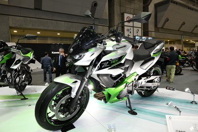 リッター級の加速に250cc級の燃費、ストロングハイブリッドバイク『Z7 Hybrid』初公開…東京モーターサイクルショー2024 画像