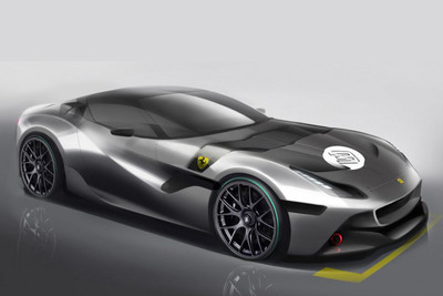 フェラーリ、新たなワンオフモデルを予告…670psのV12搭載 画像