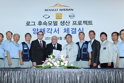 ルノーサムスン、日産 ローグ 新型を韓国で生産…2014年後半から 画像