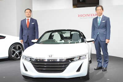 【東京モーターショー13】ホンダ ビート後継を2015年市販化…S660 コンセプト初公開 画像