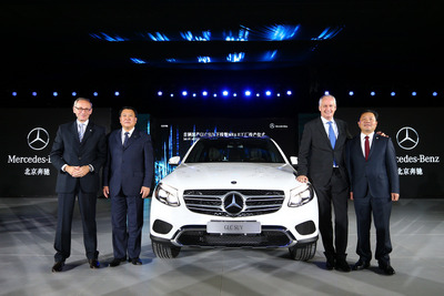 メルセデス GLC、中国で現地生産を開始…GLK 後継車 画像