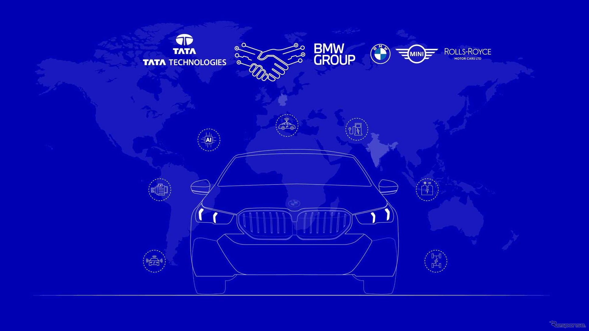 BMWグループとタタテクノロジーズが自動車ソフトウェアとビジネスITソリューションの開発を目的とした合弁会社の設立で合意