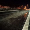 NEXCO東日本の過去事例：南岸低気圧による関東地方における高速道路への影響（横浜横須賀道路・横須賀IC付近の路面凍結状況））