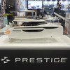 6月に発売する「PRESTIGE」のカタマランタイプ「PRESTIGE M48」の模型（ジャパン・インターナショナルボートショー2024）