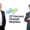 新たな合弁会社を設立したZFとフォックスコンの両社の首脳