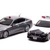 日産スカイラインGT（V37）2022警察本部刑事部機動捜査隊車両（左）/日産スカイラインGT（V37）2020北海道警察交通部交通機動隊車両（右）